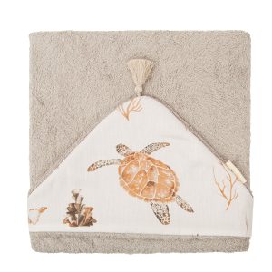 Toalla con Capucha Bimbidreams Ocean Gris