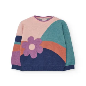 Sweater Tejido Boboli Pétalo Colores