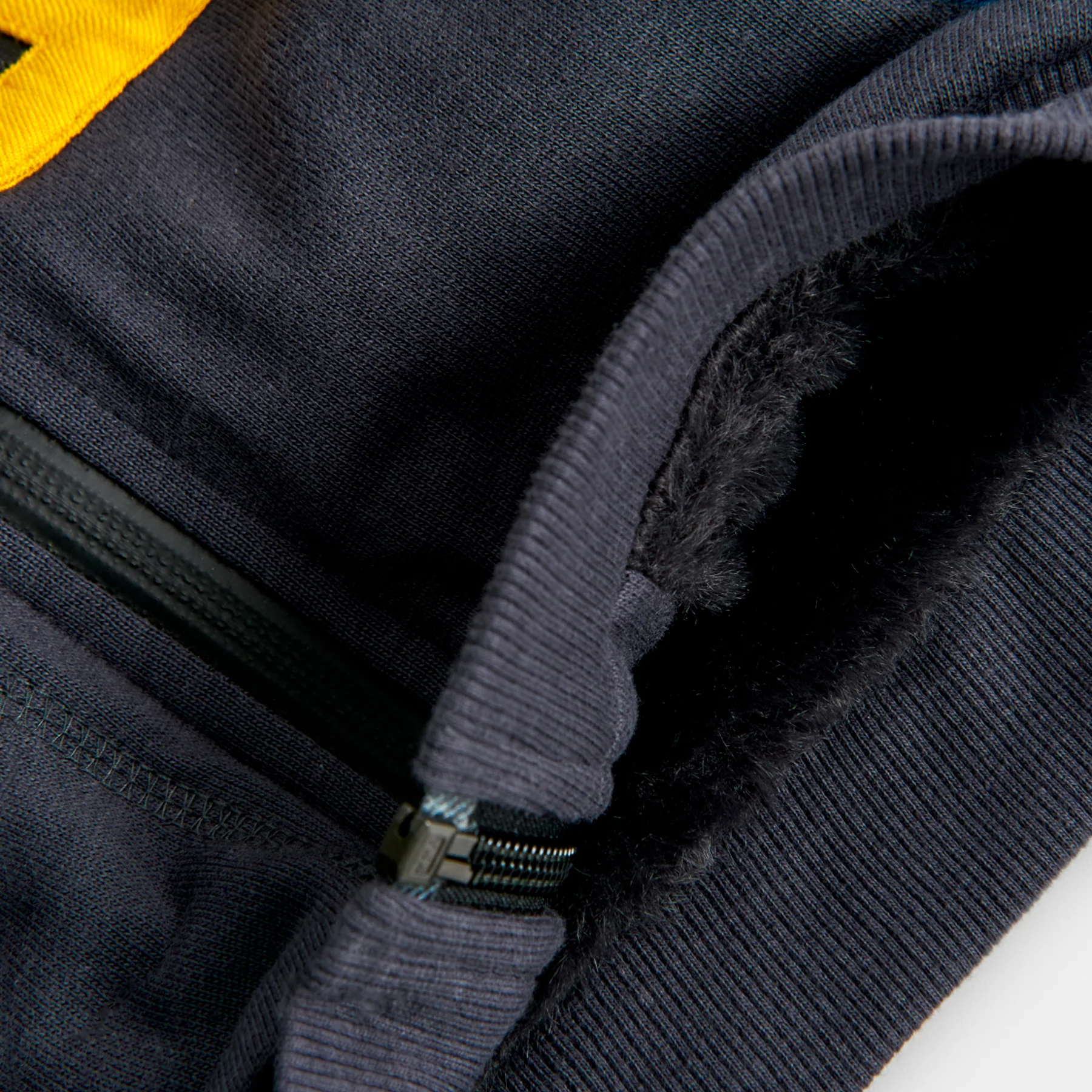 Hoodie Abrigado Boboli Just Enjoy Gris Oscuro - Imagen 4