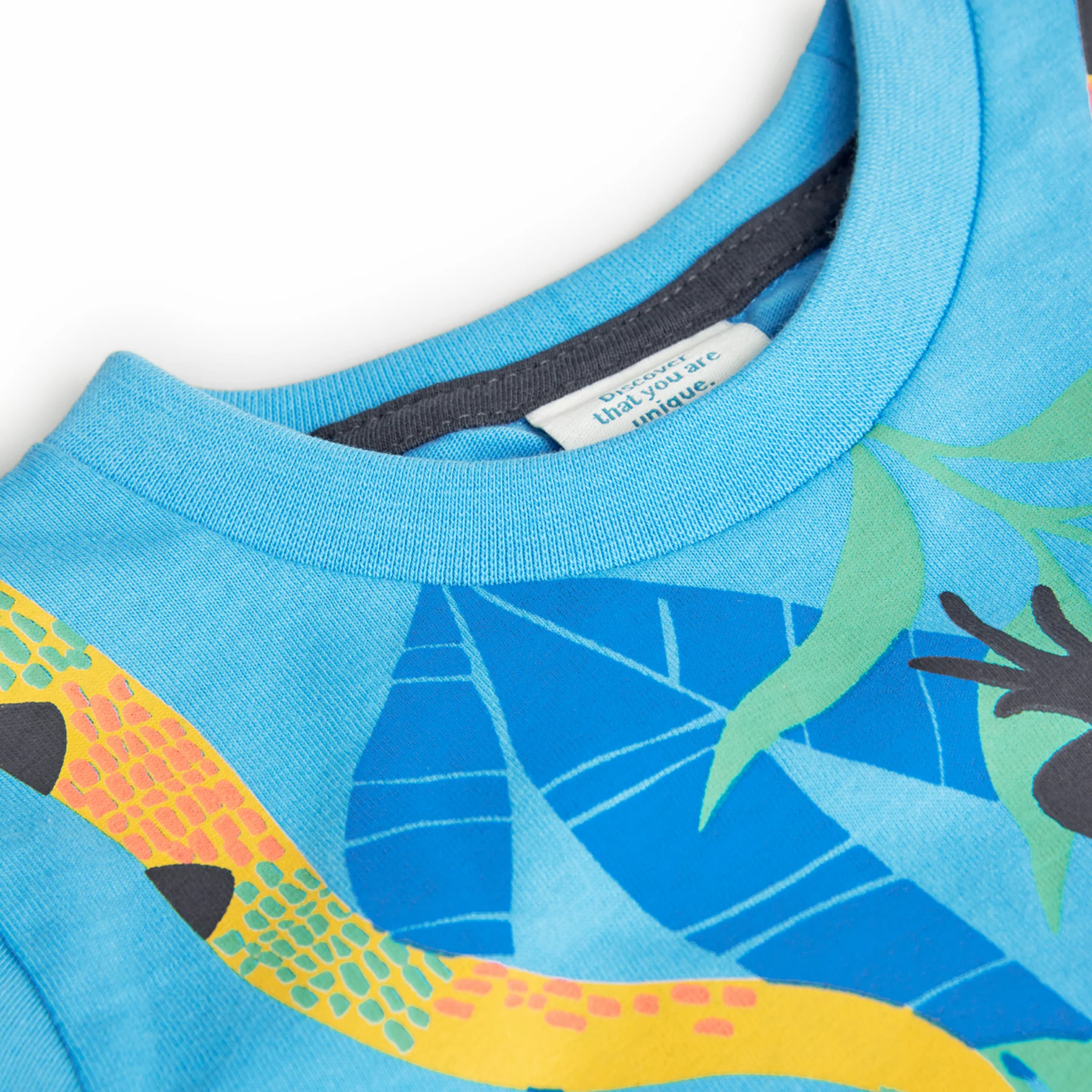 Camiseta MC Boboli Lagartija Pop Turquesa - Imagen 3