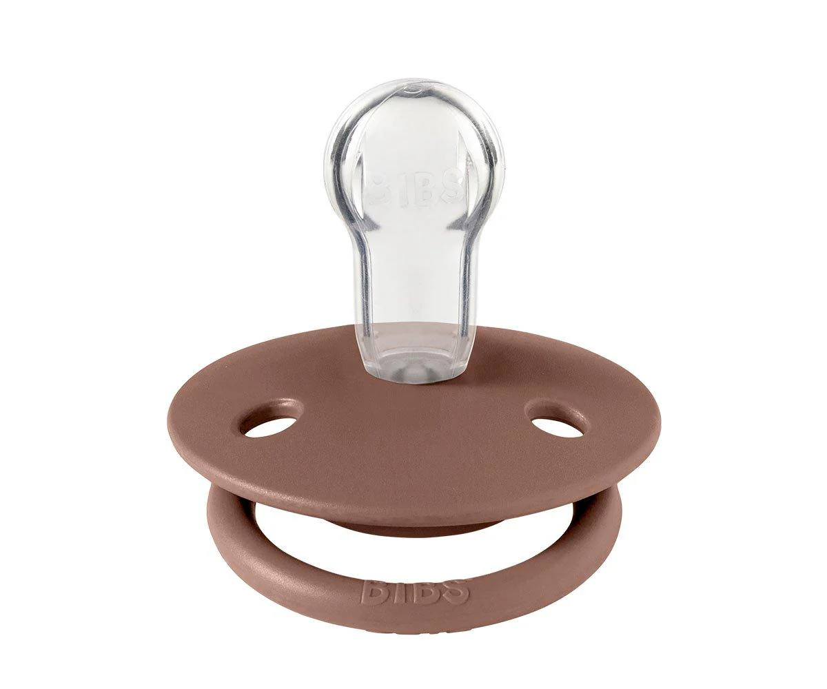 2 Chupetes BIBS De Lux Woodchuck/Blush Silicona - Imagen 9