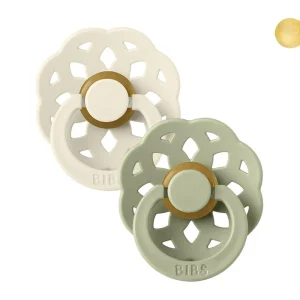 2 Chupetes BIBS Boheme Ivory/Sage