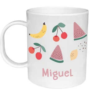 Taza de Plástico Personalizada Fruits