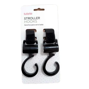 2 Ganchos para Silla de Paseo Negros