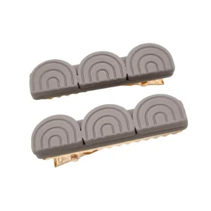 2 Clips de Pelo Tri Rainbow Fog