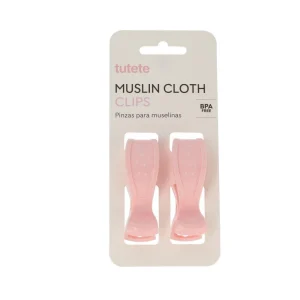 2 Pinzas para Muselinas Rosas