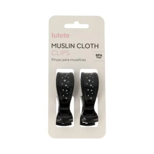 2 Pinzas para Muselinas Negras