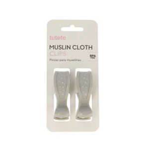 2 Pinzas para Muselinas Gris
