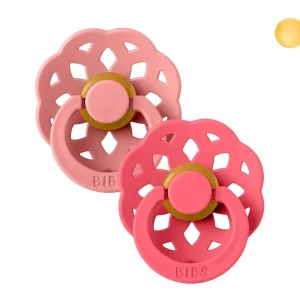 2 Chupetes BIBS Boheme Dusty Pink/Coral