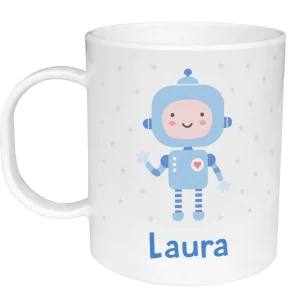 Taza de Plástico Personalizada Robot