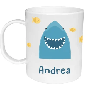Taza de Plástico Personalizada Tiburón
