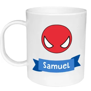 Taza de Plástico Personalizada Héroe Araña