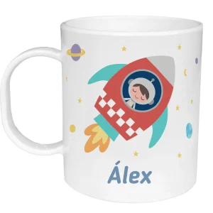 Taza de Plástico Personalizada Espacio