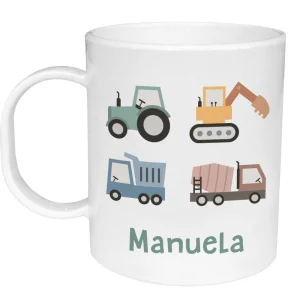 Taza de Plástico Personalizada Trucks