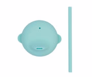 Tapa Sippie para Vaso Silicona Menta