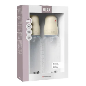 2 Biberones Plástico BIBS Silicona Ivory 270 ml