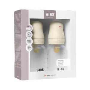 2 Biberones Plástico BIBS Látex Ivory 150 ml