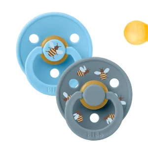 2 Chupetes BIBS Studio Colour Round Bumblebee Breeze Mix
