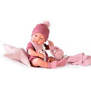 Recién Nacida Dou Dou Conejito y Cojín Estrella 42cm