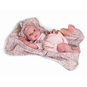 Sweet Reborn Luca Mantita de Flores 42cm