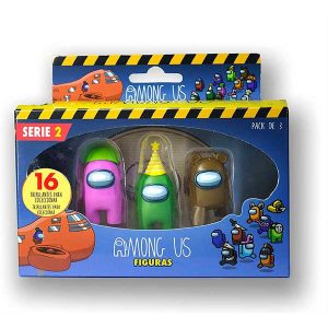Among Us S2 Pack 3 Figuras Oso