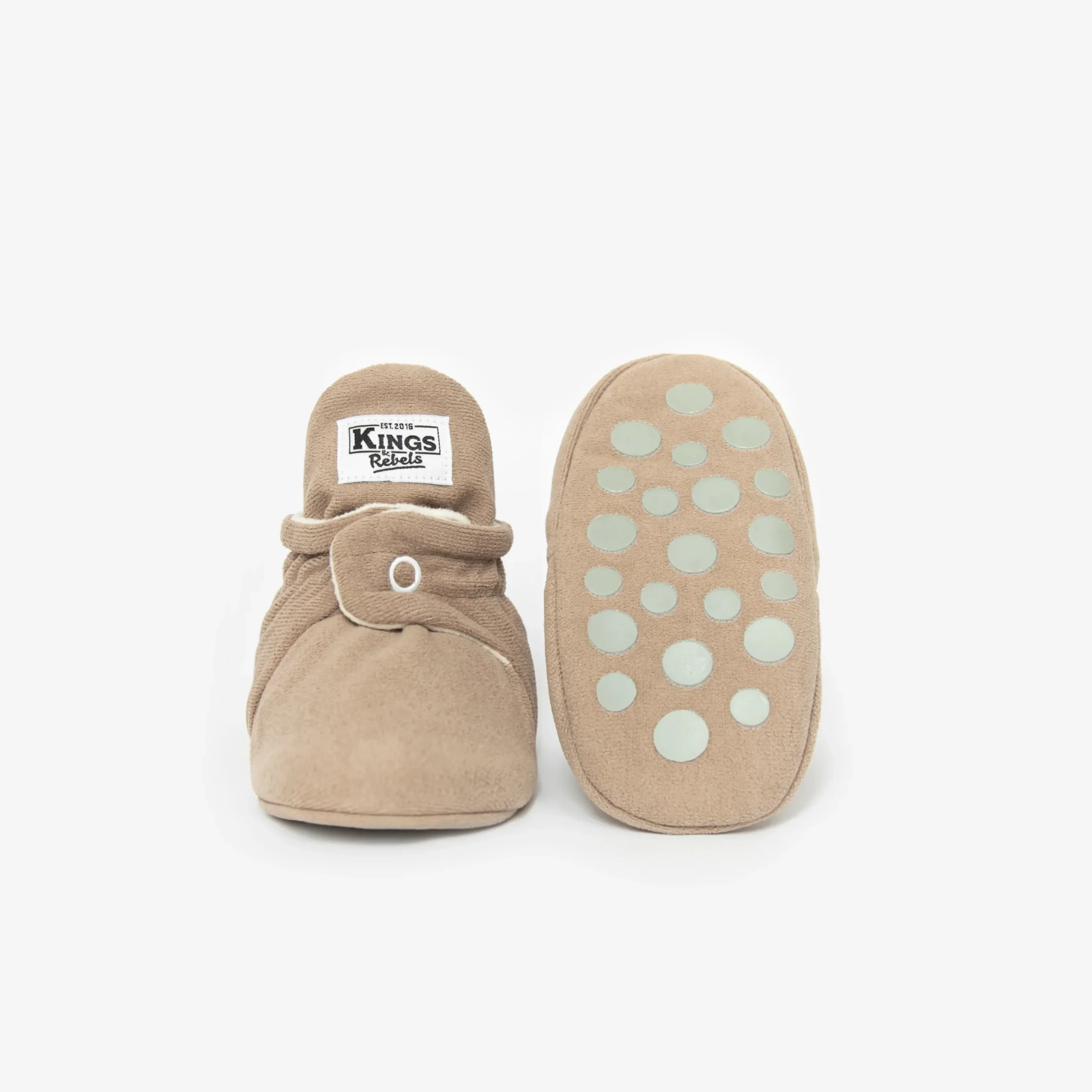 Zapatos KingsR Gamuza Gripper Café - Imagen 2