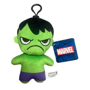 Marvel Llavero de Peluche con Clip Hulk