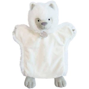 Doudou Marioneta Lobo Blanco 32cm