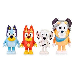 Bluey Pack 4 Figuras Escuela