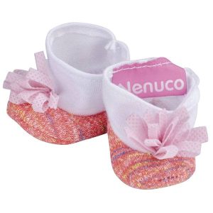 Zapatos Blancos con Lazo y Accesorio Nenuco