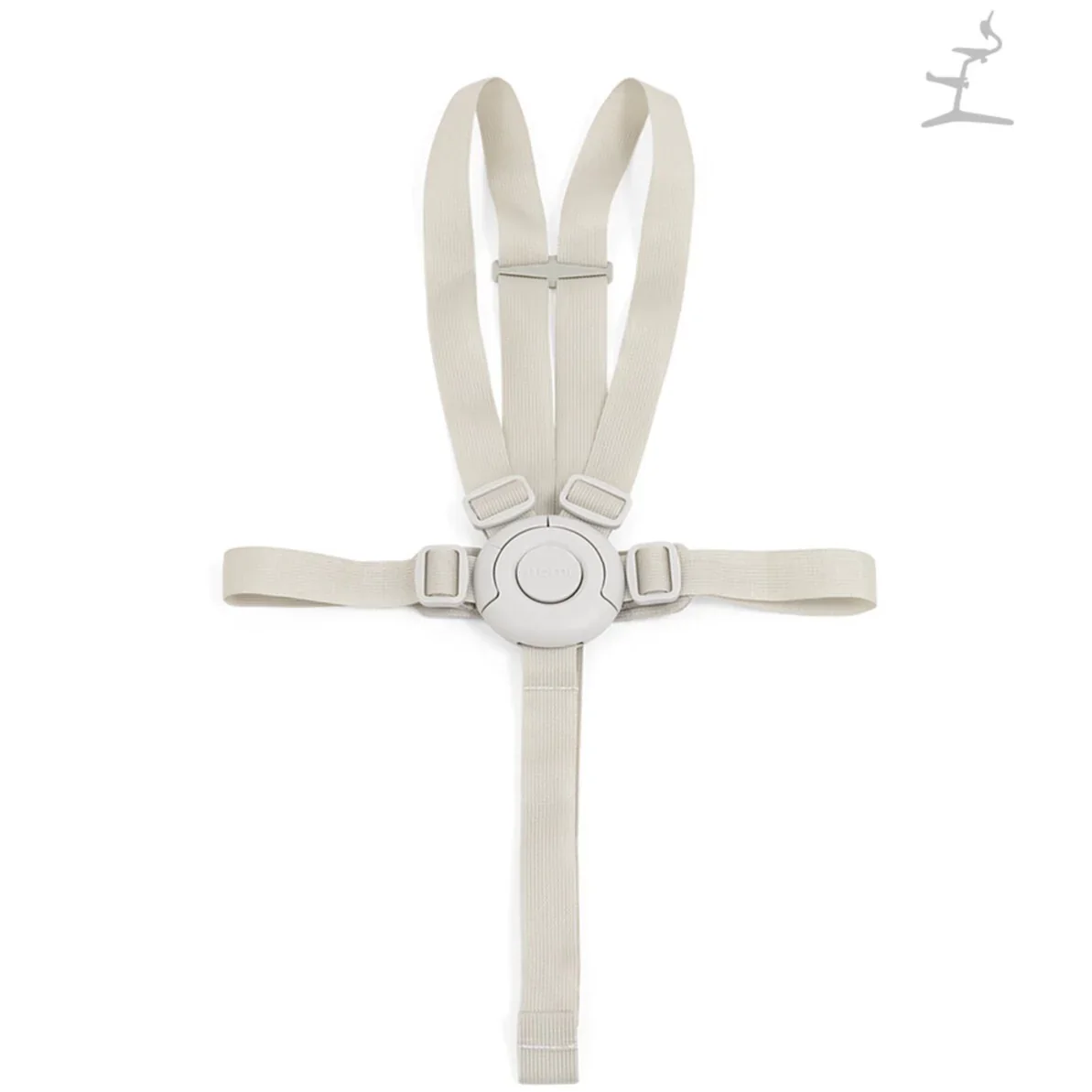 Combo Silla Stokke Nomi Natural Blanca + BabySet + Bandeja + Arnes - Imagen 6