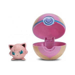 Pokemon Pokeball Clip’n Go Figura Jigglypuff