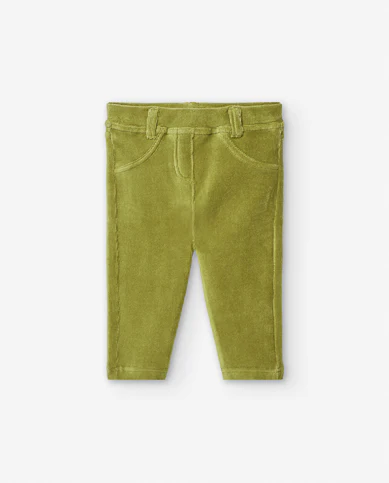 Pantalon Micropana Losan Flores Verde - Imagen 3