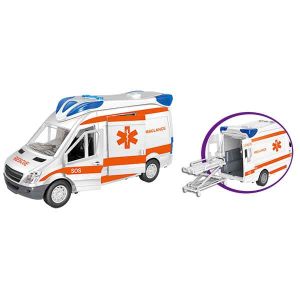 Ambulancia Luz y Sonidos con Accesorios