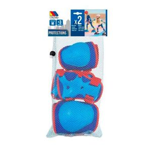 Set 6p de Protecciones Infantiles Azules TallaM