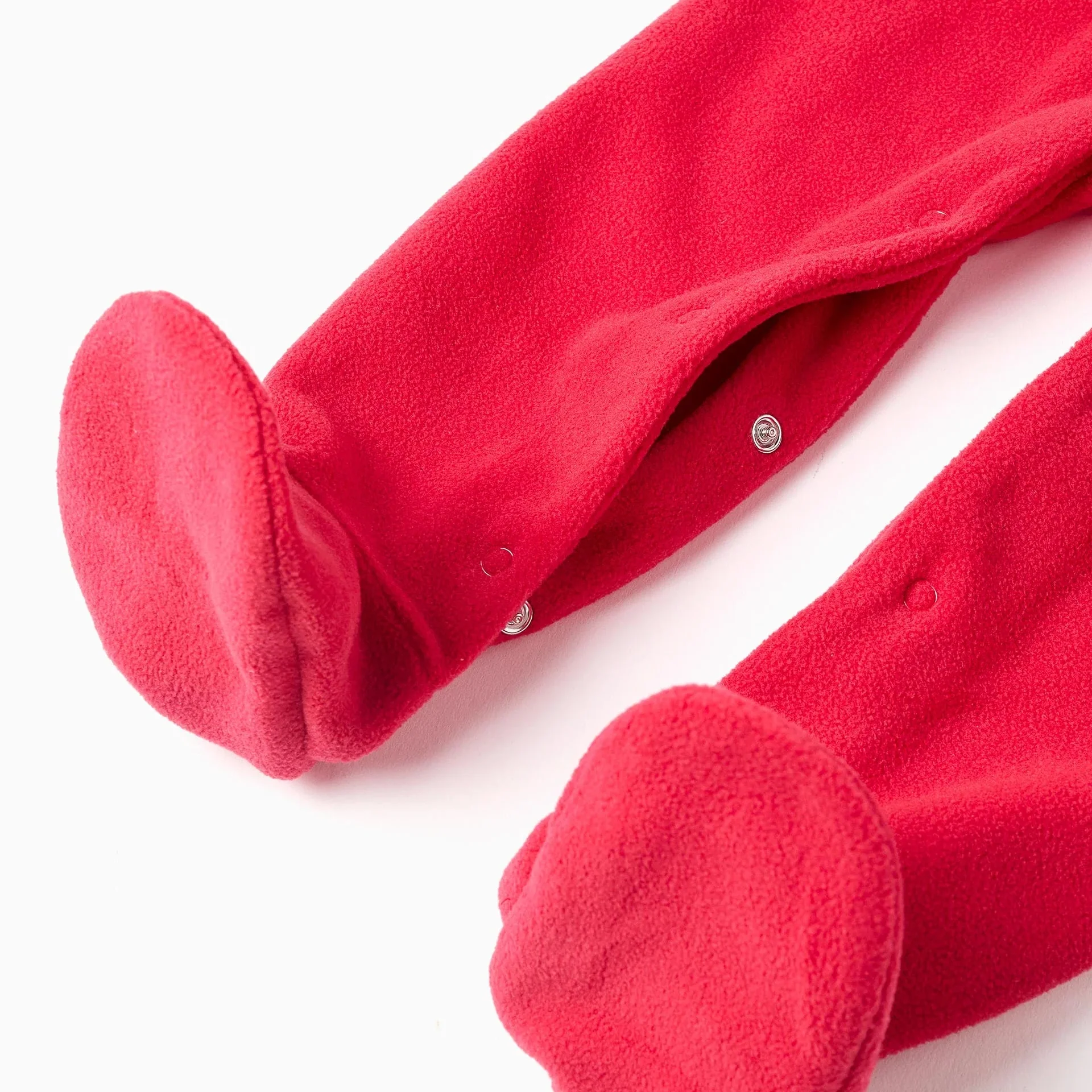 Pijama Zippy Bordados Navideños Rojo - Imagen 3