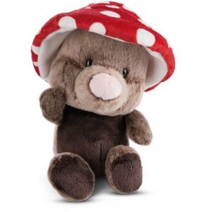 Nici Peluche Topo con Seta 18cm