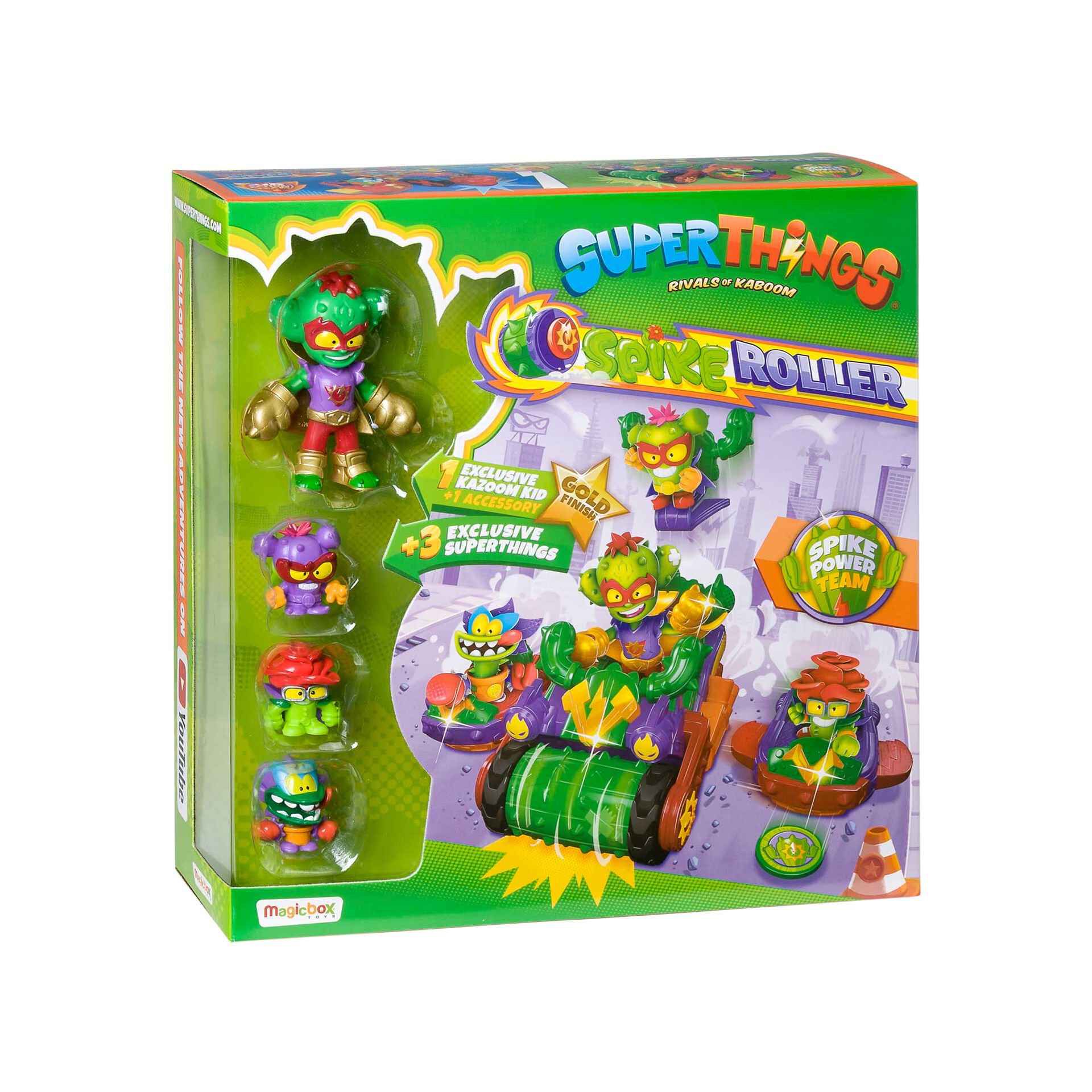 Superthings Serie 8 Kazoom Kids Vehicle Spike Roller Cactus