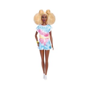 Barbie Fashionista Muñeca con Mono Tie Dye Multicolor