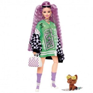 Barbie Muñeca Extra Chaqueta de Carreras 3 años
