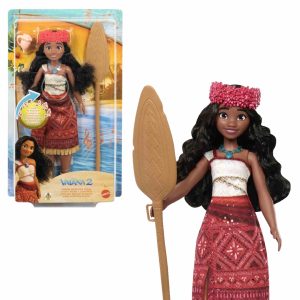 Vaiana 2 Muñeca Musical con Canción en 4 Idiomas y Accesorios