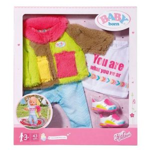 Baby Born Conjunto Abrigo de Colores 43cm