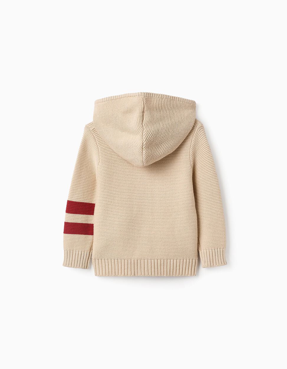 Hoodie con cremallera Zippy Beige - Imagen 4