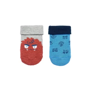 Medias Zippy 'Monsters', Bebé Gris