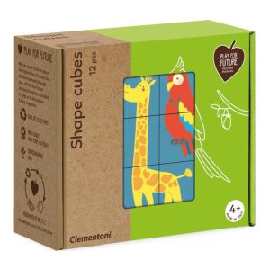 12 cubos formas animales