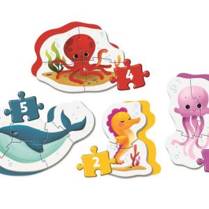 4 puzzles progresivos marinos