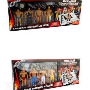 Wrestle arena c/4 luchadores y acc.