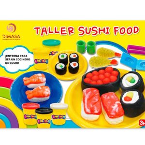 Taller sushi food plastilina