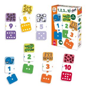 Puzzles 10×3 pzas. 1,2,3…10