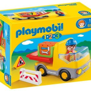 1,2,3 camion construccion playmobil